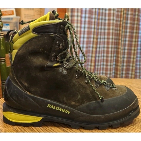 Mens Salomon Super Mountain 9 Boots Hiking Mountain Suede Leather READ For Size! main image 6